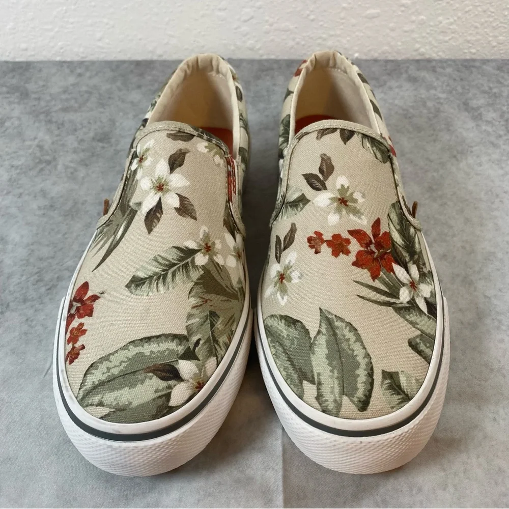 Women's Jump Kick Slip Tropical Keds Sneakers, Size 7.5 Medium NWOT - Picture 4 of 7